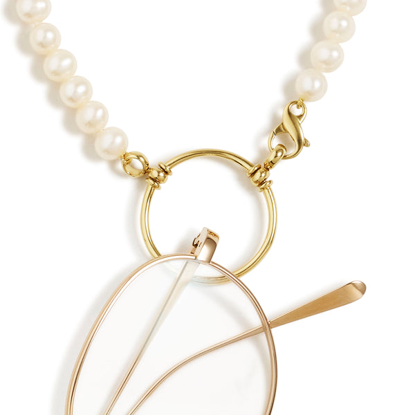 Freshwater Pearl with Gold