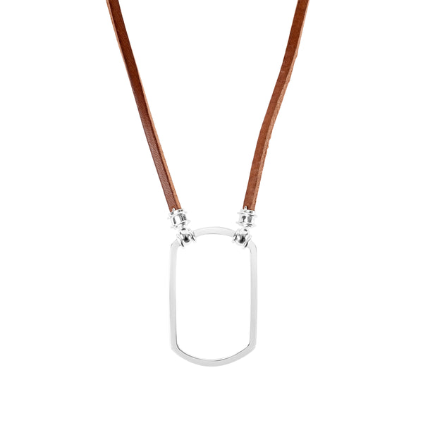 Hickory Leather with Dog Tag