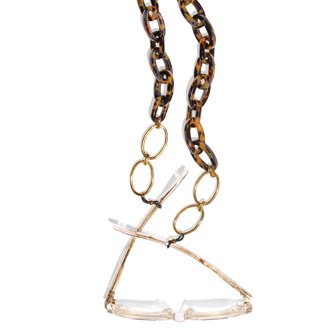 Tortoise & Gold Mixed Fontana Acetate Link