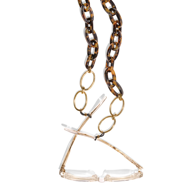 Tortoise & Gold Mixed Fontana Acetate Link