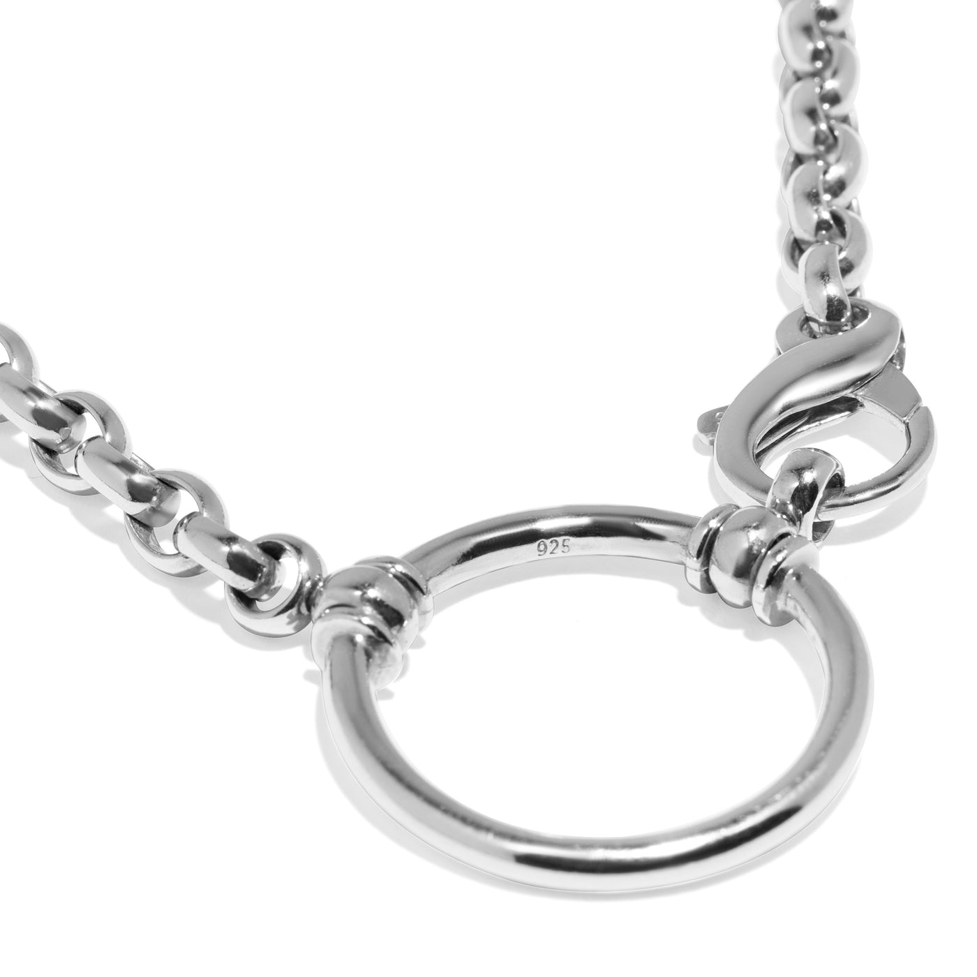 Sterling Silver Square Link with Clasp